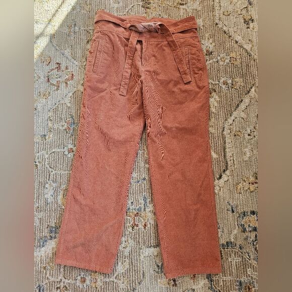 NWOT Sundance rust/ orange, Emily corduroy ankle pants size 10 with 27" inseam - Picture 7 of 7